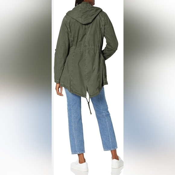 Levi Strauss & Co Women's Army Green Utility Jacket Size XL - Picture 3 of 11